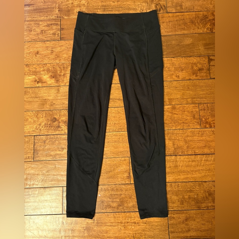 Girl’s All in Motion Black Leggings, size XL